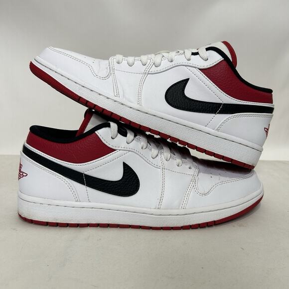 Nike Air Jordan 1 Low Retro “White University Red”